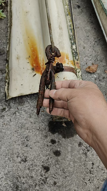 四川隆昌冷却塔维修现场